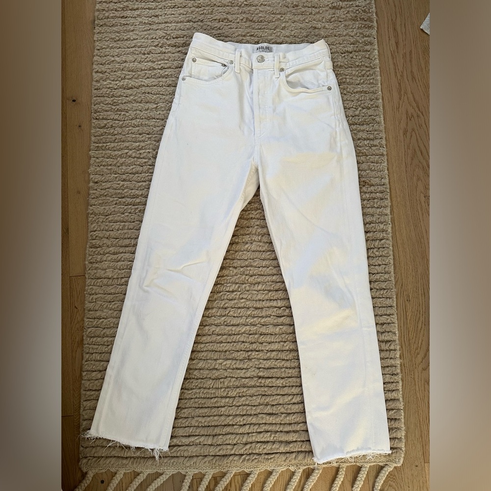 AGOLDE Riley High Rise Straight Leg Jeans